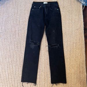 Agolde Dark Denim Straight Leg Jeans Size 26